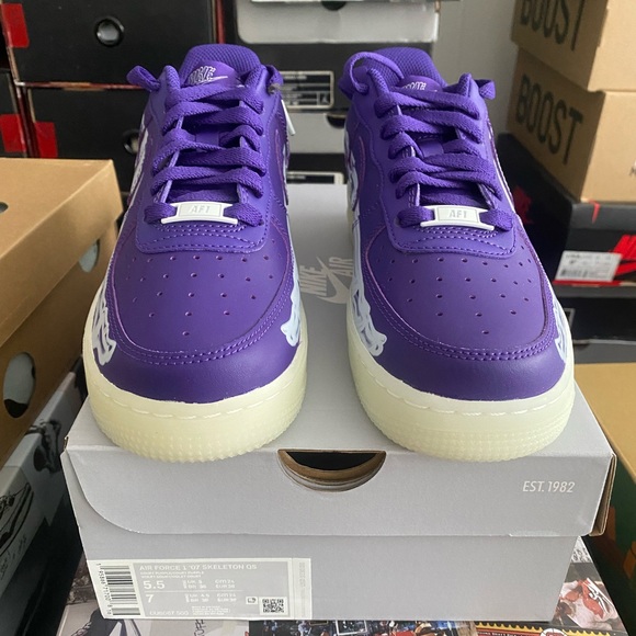 Nike Air Force 1 “Purple Skeleton” - Picture 2 of 5